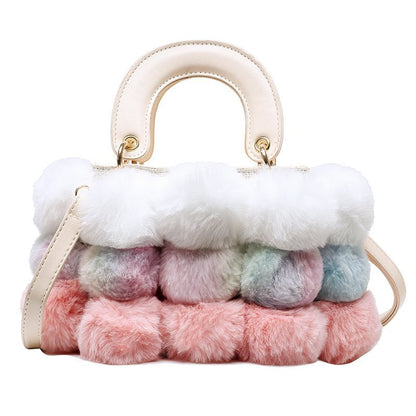 Winter Plush Shoulder Bag