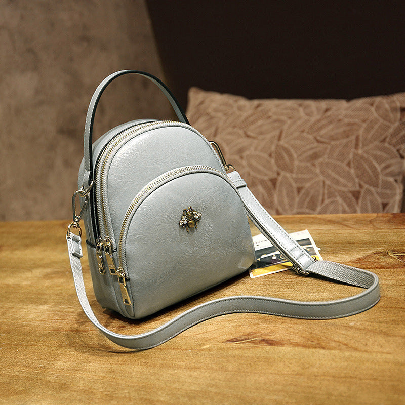 Oil Wax Leather Backpack