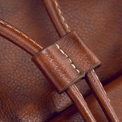 Vintage Leather Backpack