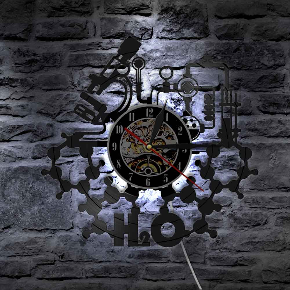 Vinyl wall art wall clock