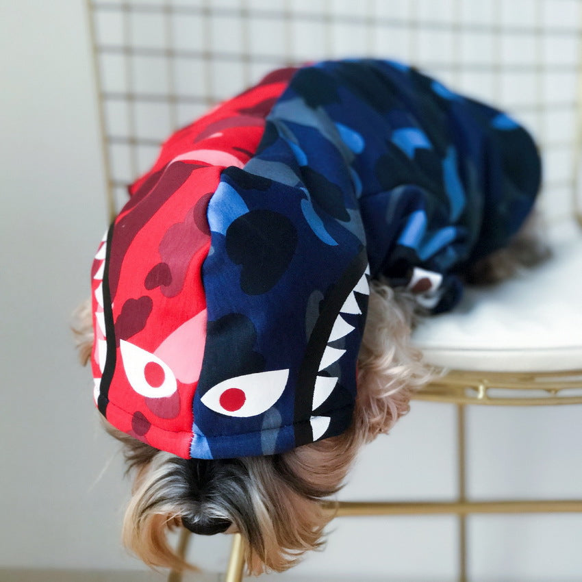 Thick warm sweater pet clothes