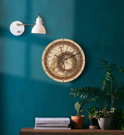 Prague Wooden Astronomical Clock