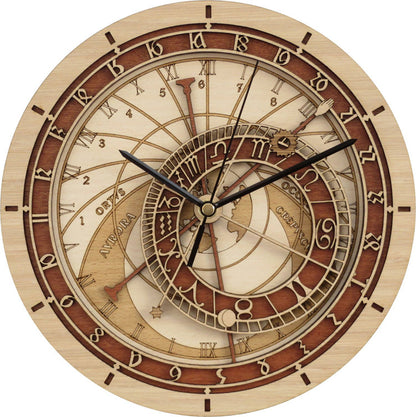Prague Wooden Astronomical Clock