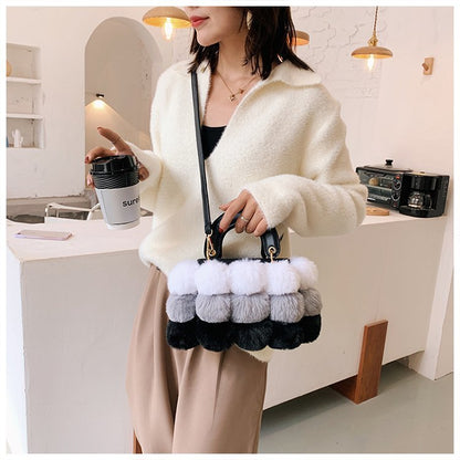 Winter Plush Shoulder Bag