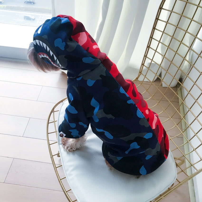 Thick warm sweater pet clothes