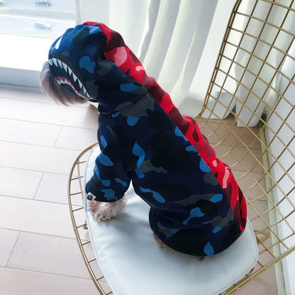Thick warm sweater pet clothes
