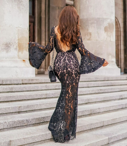 Lace Evening Dress