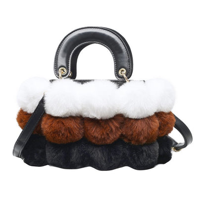 Winter Plush Shoulder Bag