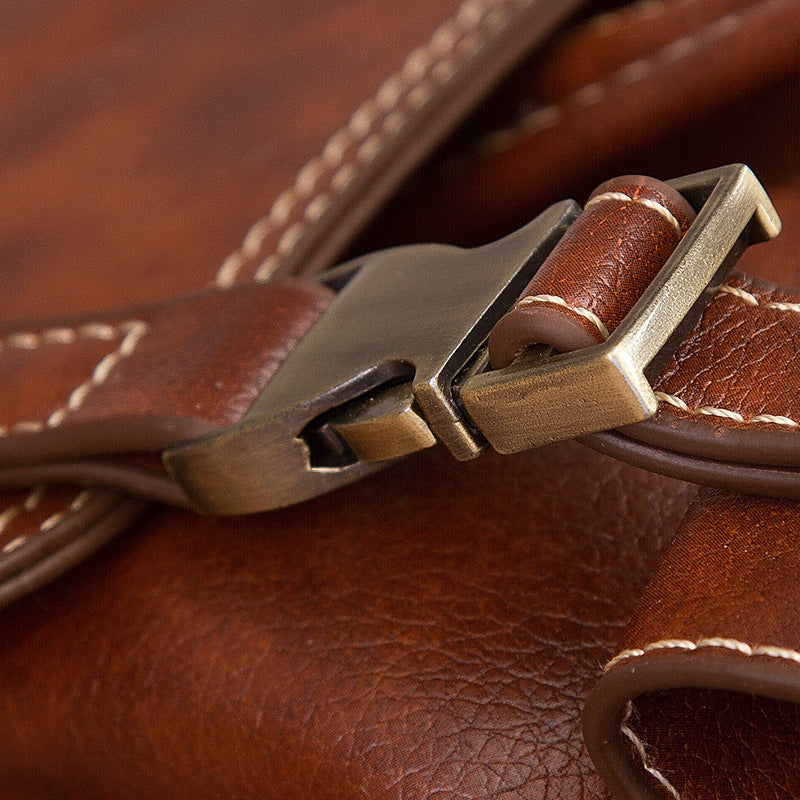Vintage Leather Backpack
