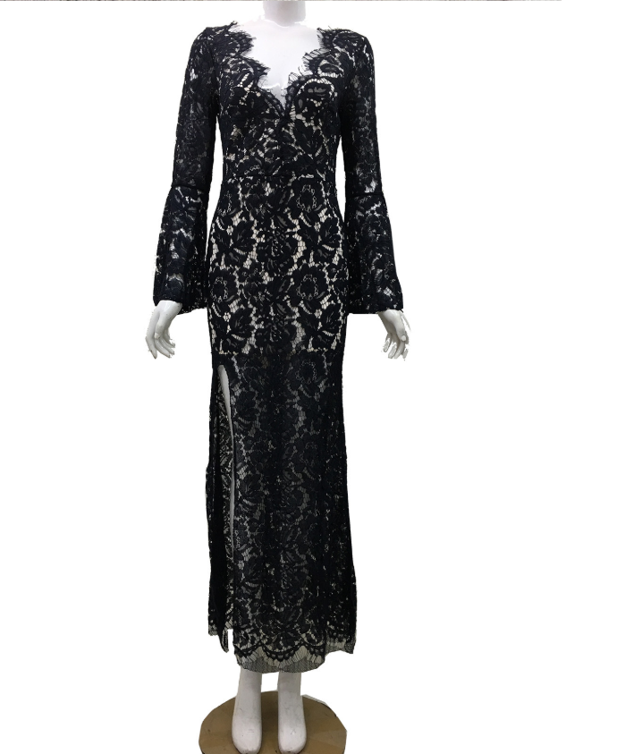 Lace Evening Dress