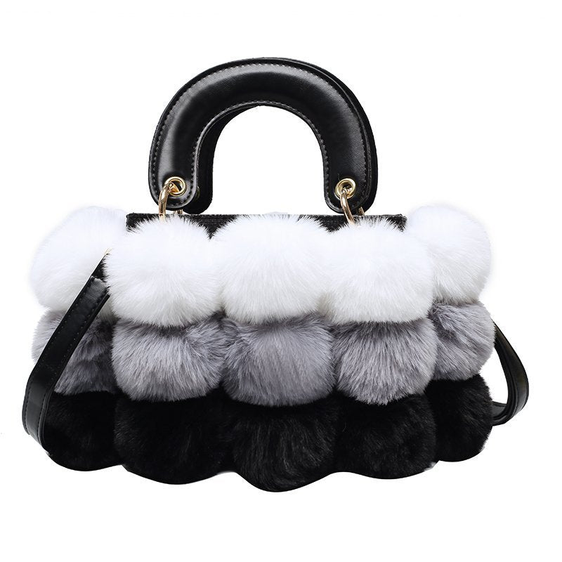Winter Plush Shoulder Bag