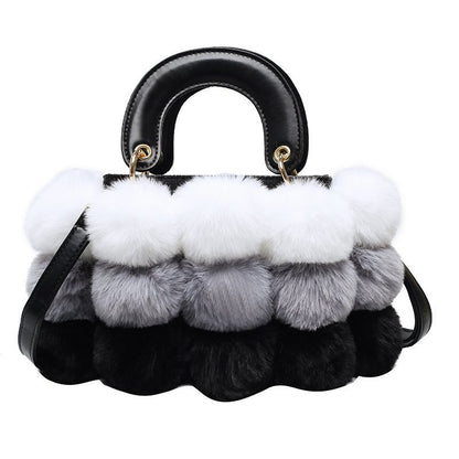 Winter Plush Shoulder Bag