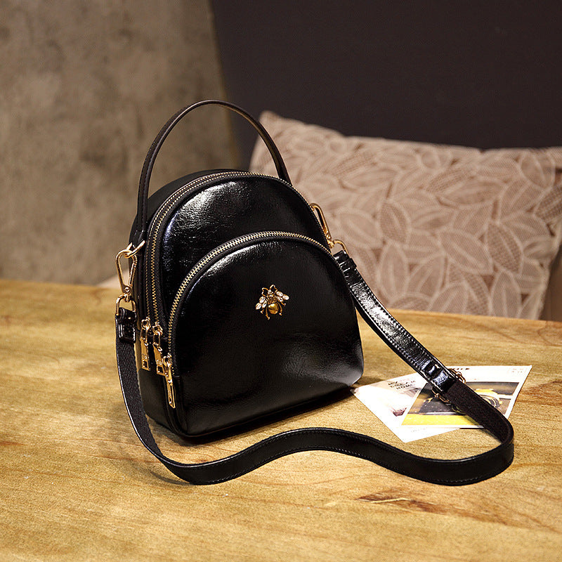 Oil Wax Leather Backpack