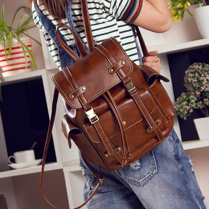 Vintage Leather Backpack