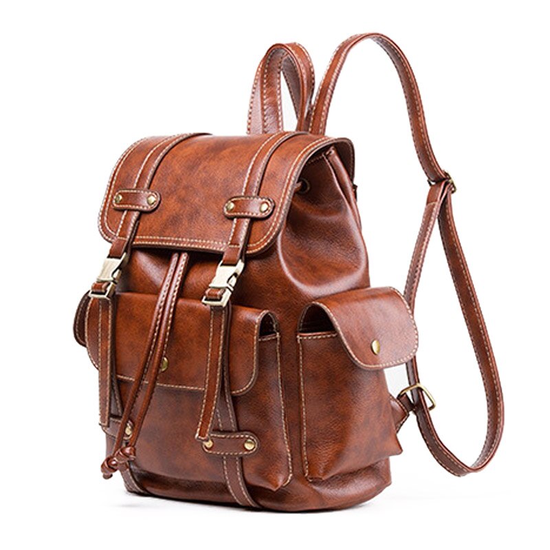 Vintage Leather Backpack