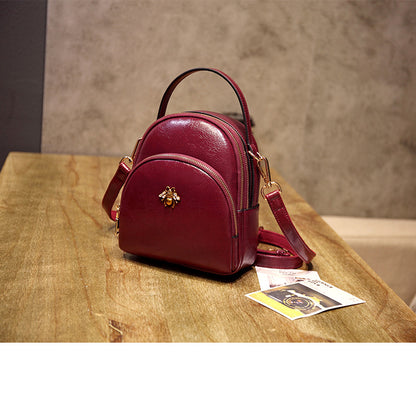 Oil Wax Leather Backpack