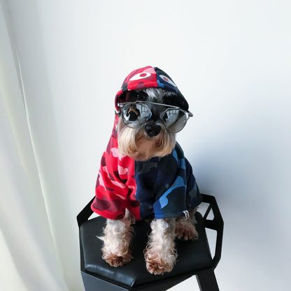 Thick warm sweater pet clothes