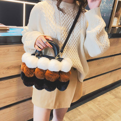 Winter Plush Shoulder Bag